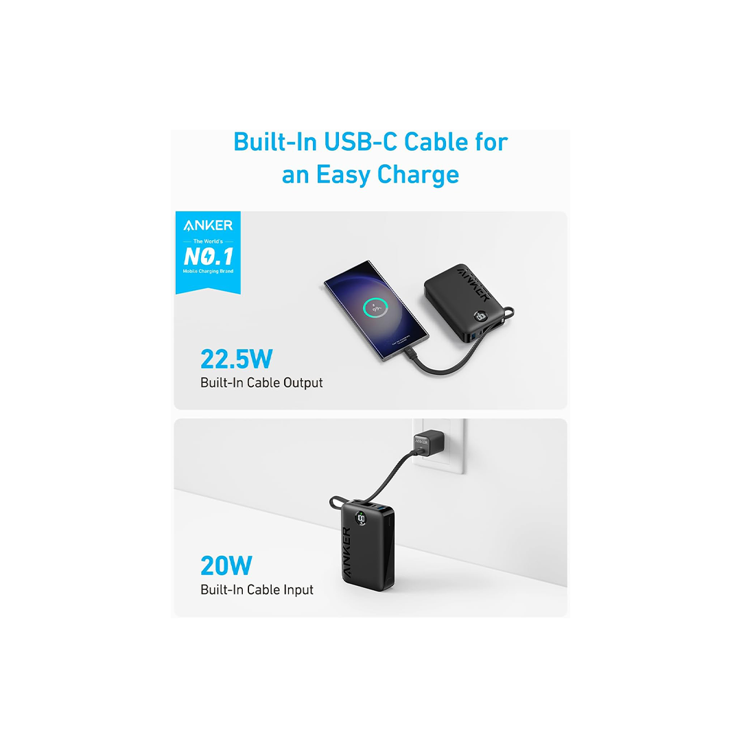 Anker A1647H11 Powercore 20000mAh 22.5W Portable Power Bank - Black in Qatar Anker A1647H11 Powercore 20000mAh 22.5W Portable Power Bank - Black in Qatar